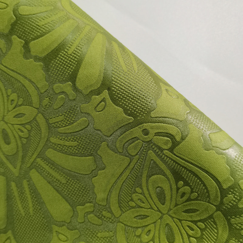 TMIE-08-2-2 110GSM Mellemvægt Arbejdstøj Beklædning almindeligt stof Lysefarvet farvet med 3D levende blomsterdesign præget polyester poplin stof