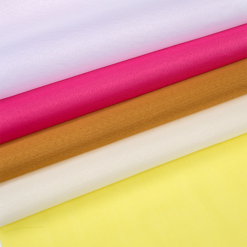 TMIE-08-5-1 115CM Bredde letvægt 65GSM tilpasset farve og mere end 100+ farver Farvet foring polyester poplin stof