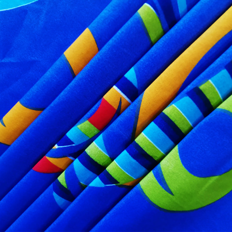 TMIE-10-5 65GSM letvægtspigmentprintdesign Polyester almindeligt vævet sengetøjsstof