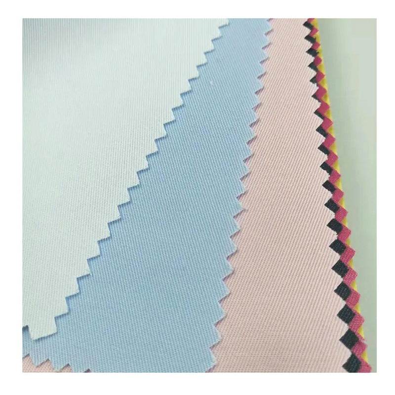 TMIE-08-4-2 Mellemvægt 115GSM farvede farver polyester poplin twill stof