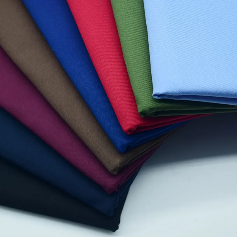 TMIE-11-07 110GSM Fin Twill Solid Dyed Stof